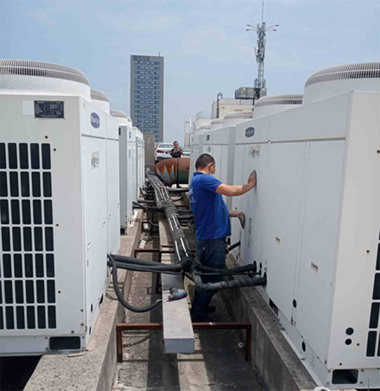 大祥中央空调制热和不制冷系统维修方法